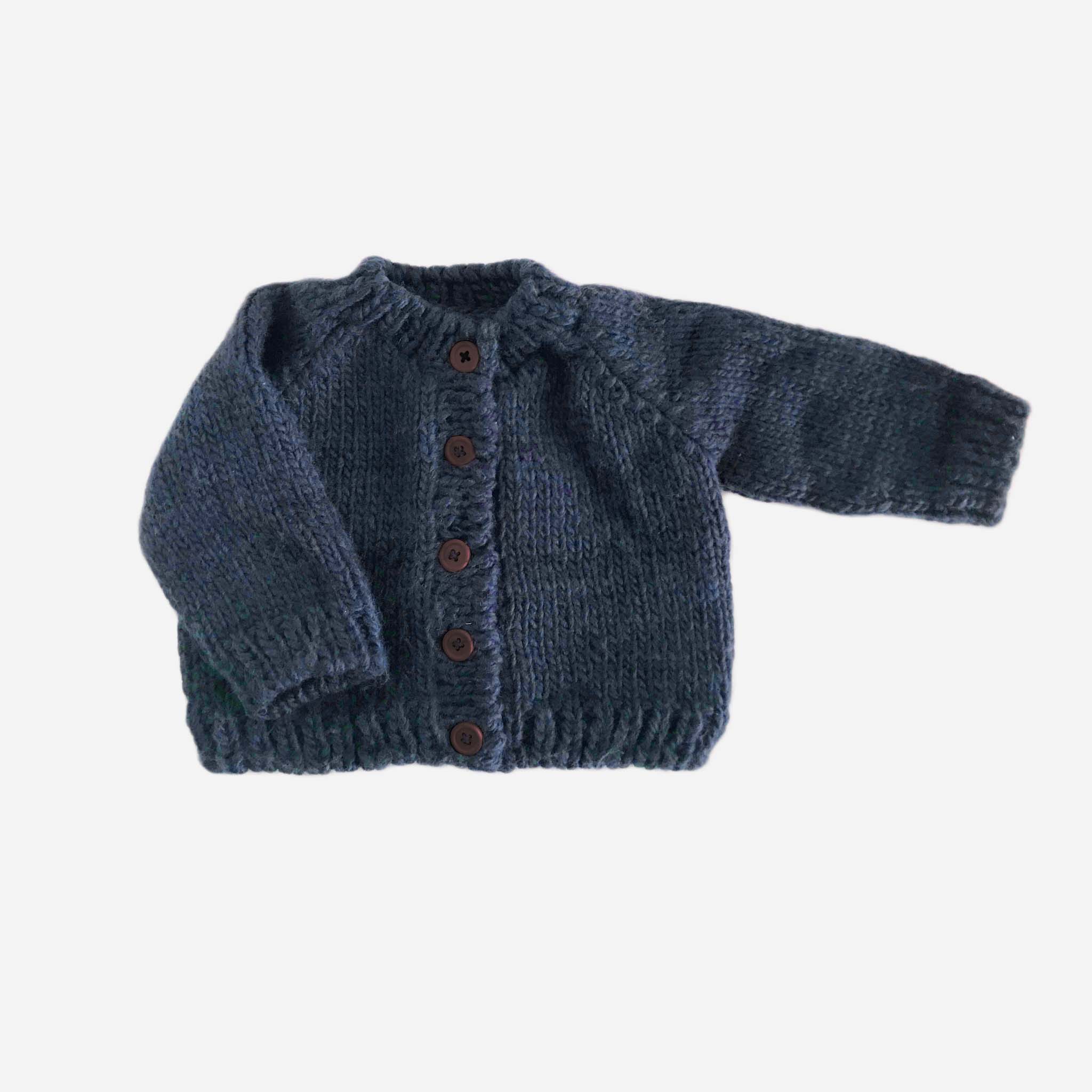 Navy blue baby cardigan best sale