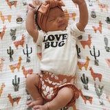 Love Bug Organic Cotton Baby Bodysuit