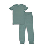 Bamboo Short Sleeve Pajama Set | Mineral