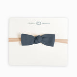 Organic Baby Dainty Bow Headband | Harbor