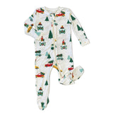 Bamboo Zip-Up Footies | Jolly Cars