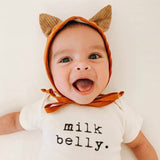 Milk Belly Organic Cotton Baby Bodysuit