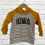 Striped Hoodie | Iowa