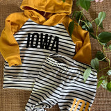 Striped Hoodie | Iowa