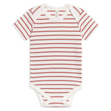 Organic Afton Bodysuit | Lee Stripe Berry