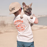 Lets Coast Tee | Orange Crush